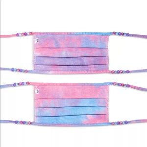 NWT Stoney clover lane tie dye face masks 2 pack